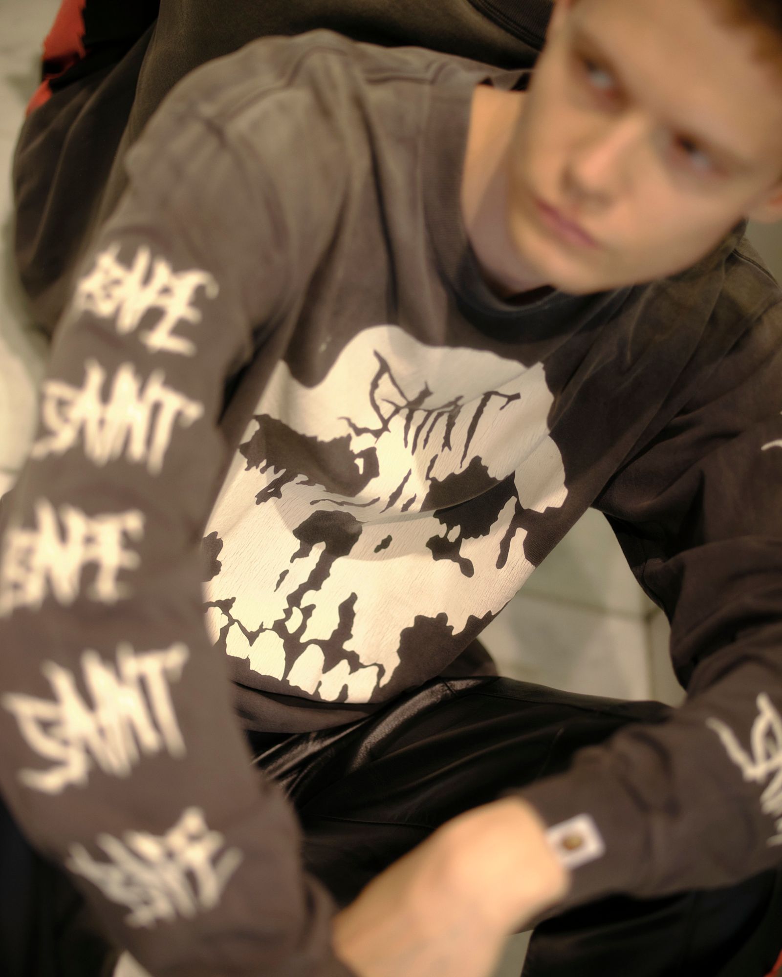 セントマイケル 26AW SUKULL BAPE_LS T-SHIRT (SM-MK1-0000-C37) BLACK☆9月19日(土)発売！