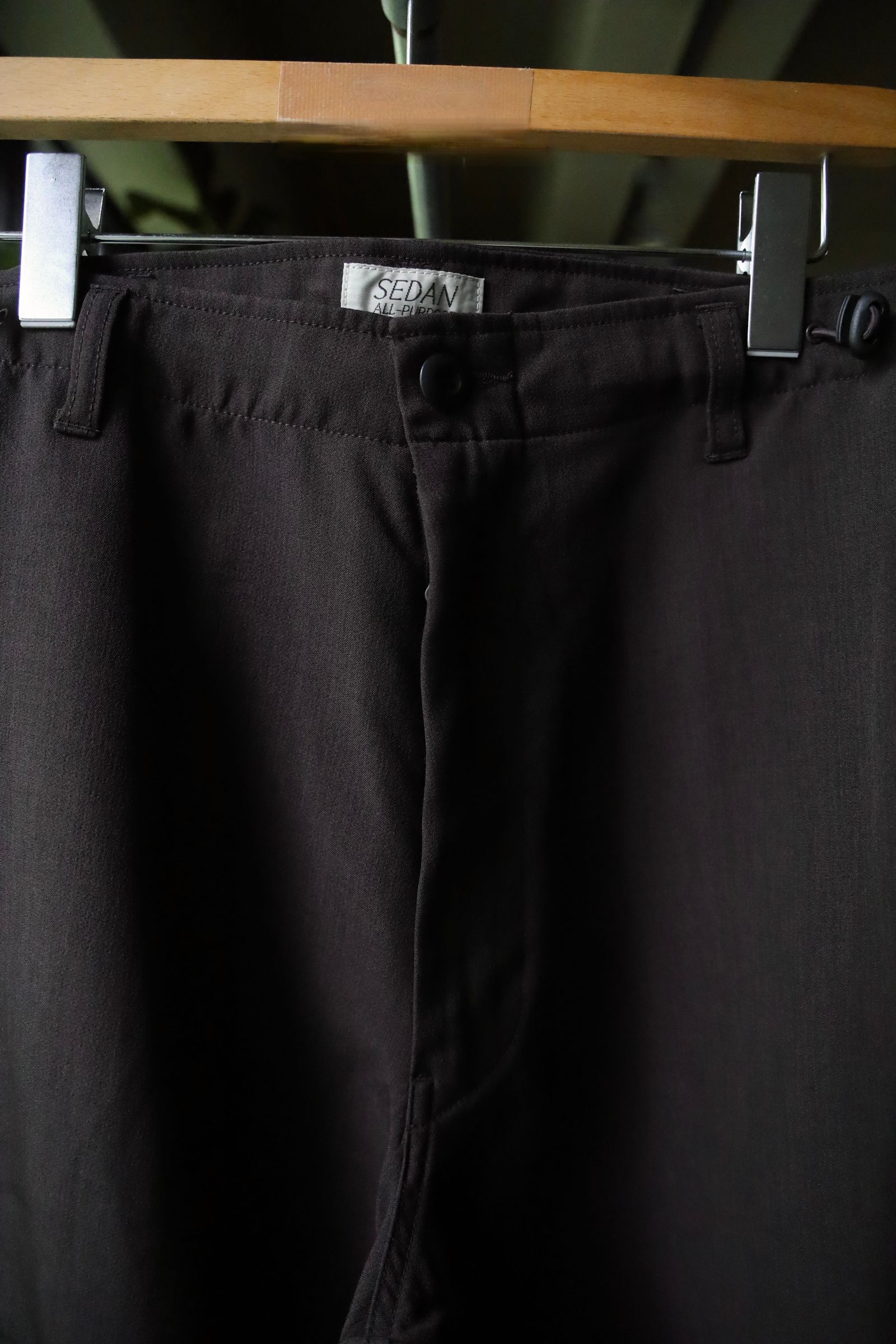 セダンオールパーパス FW24 Tech Wool Over Pant(SD24F-PT03) Chocolate