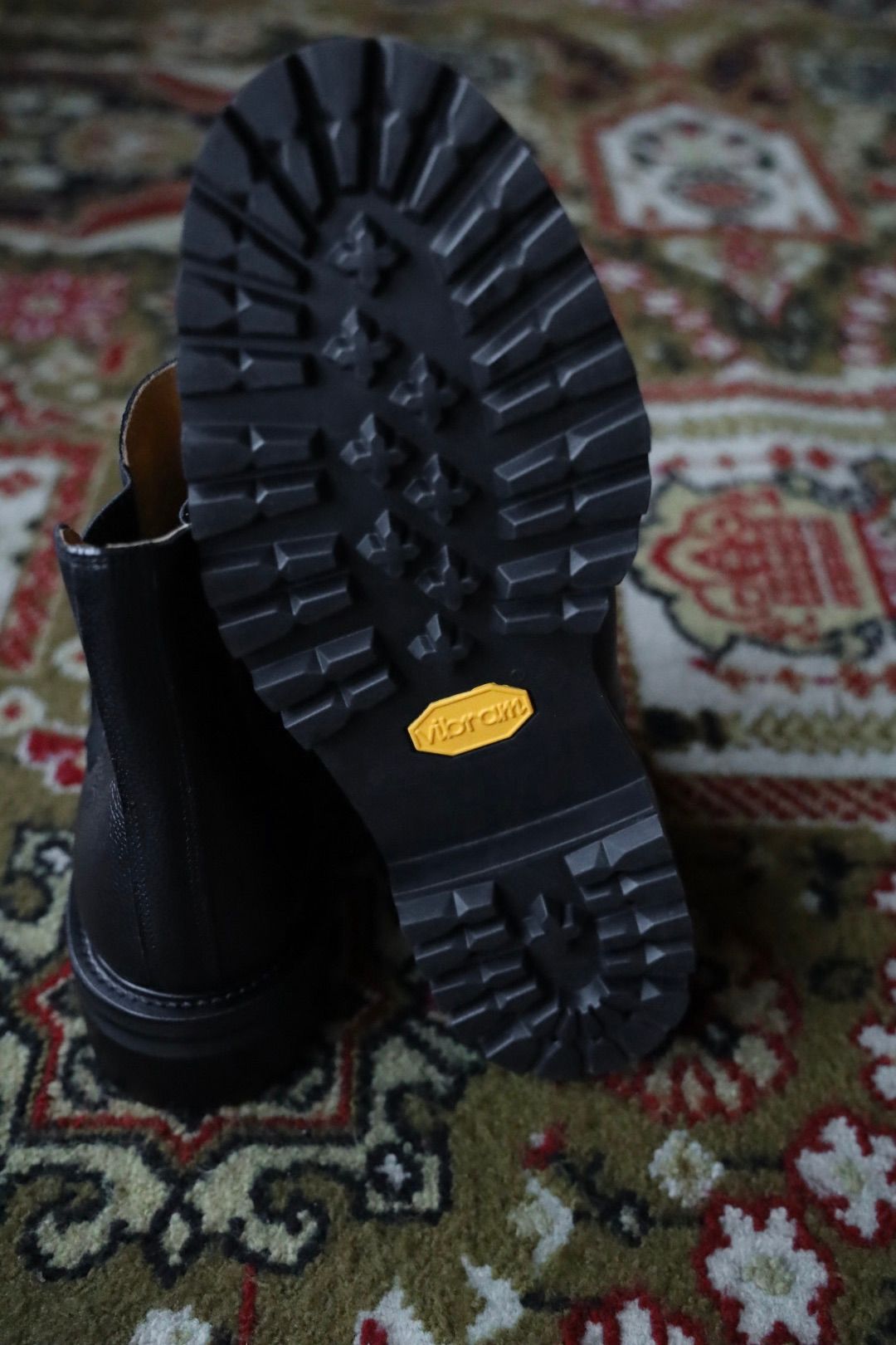 FOOTWORKSフットワークス サイドゴアブーツ Side Gore Boots in Grain Leather(F03-0001_M)BLACK☆新作発売！