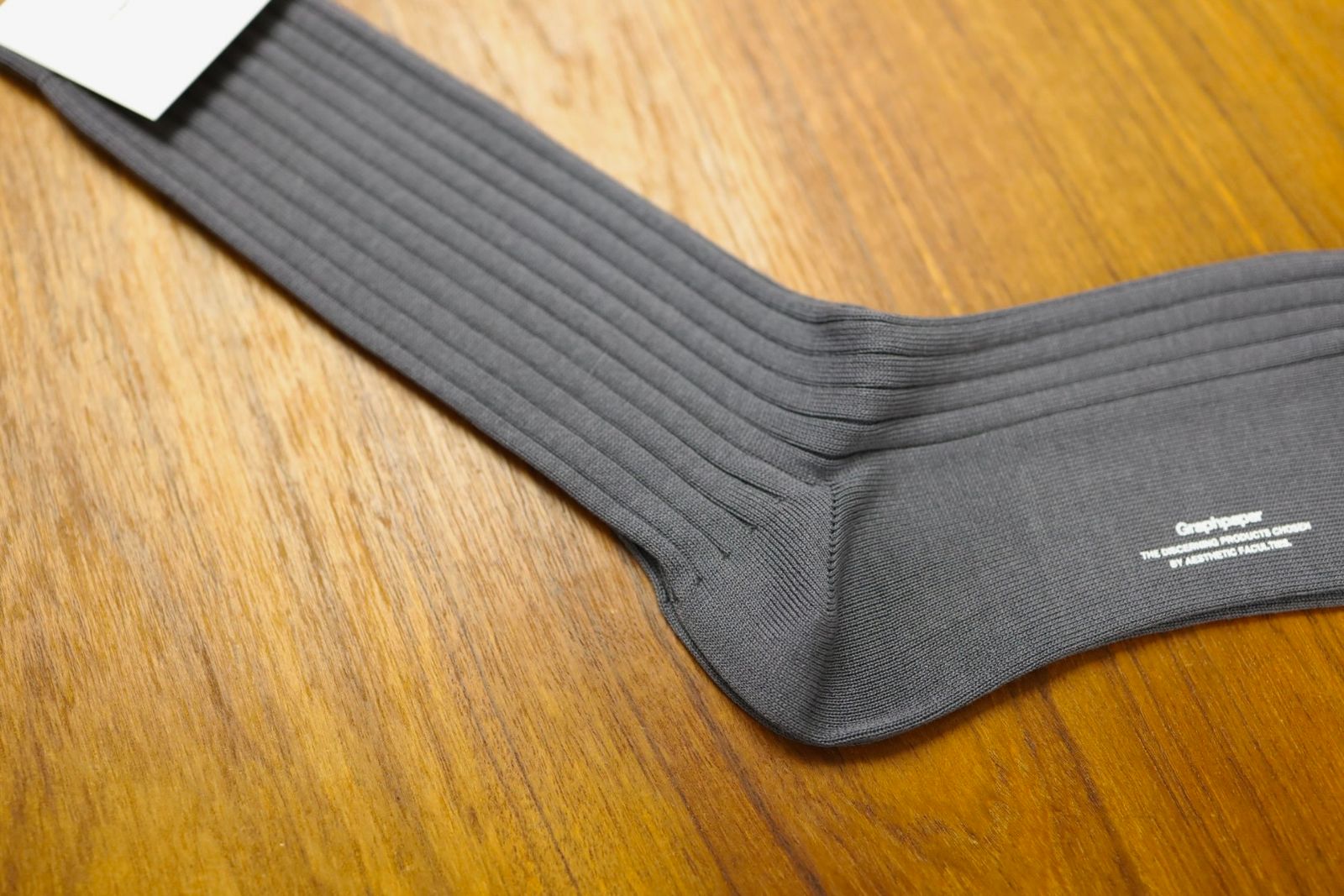 グラフペーパー26SS Graphpaper Rib Socks(GU261-90291B) GRAY☆1月24日(土)発売！