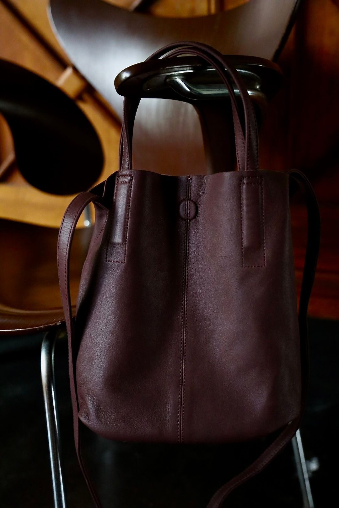 Morphee / モルフェ 2WAY SMALL TOTE(SL-BRG)BURGUNDY☆新作発売！