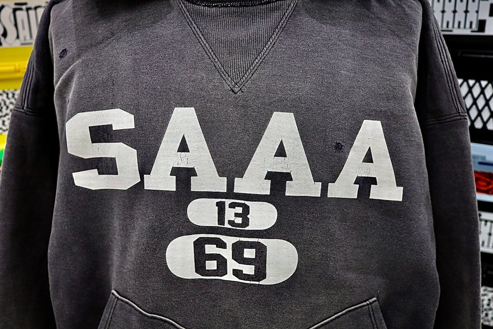 セントマイケル25AWベルベルジンコラボ BB_AFTER HOODED DBL FC /SAA(SM-HR1-0000-C58)BLACK