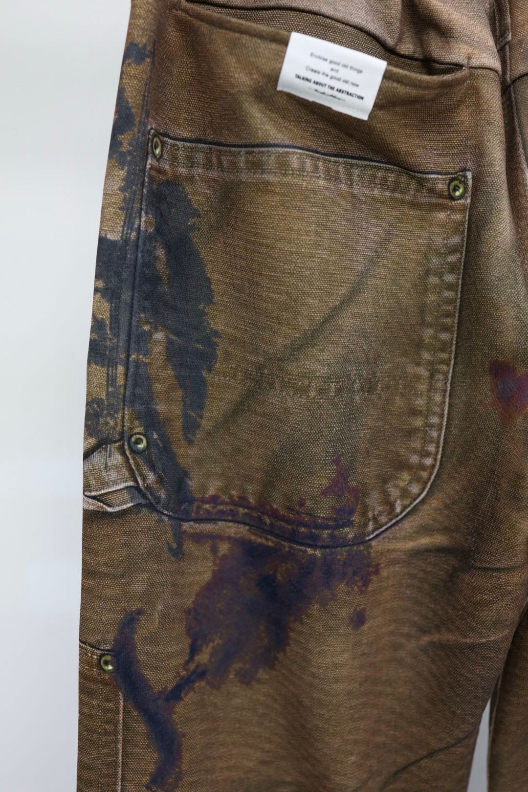 トーキングアバウト ジ アブストラクション 26SS PRINT FLARE PT(26SS-PT-003)BROWN新作発売！