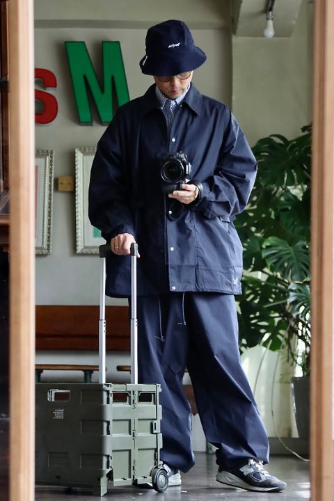 FreshService 22AW SIDE POCKETS STRETCH OVER SHIRTスタイル.2022.8.15.