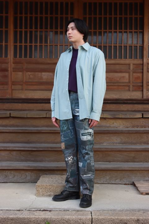 doublet VEGETABLE DYED SHIRT(22SS21SH104) style.2022.1.15.