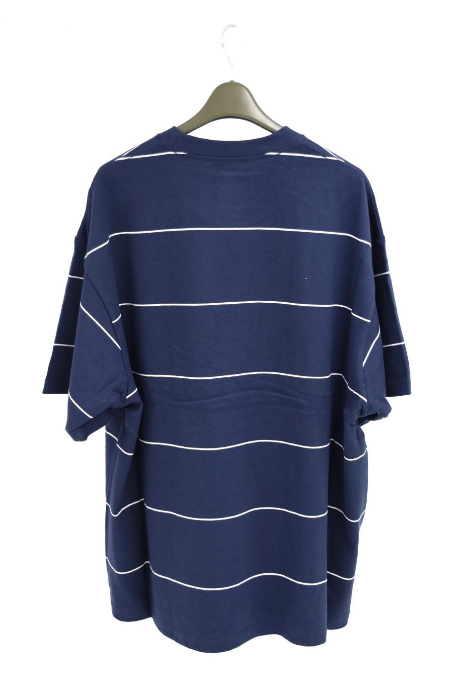 フレッシュサービス PIN BORDER S/S TEE(FSC263-70090)NAVY×WHITE