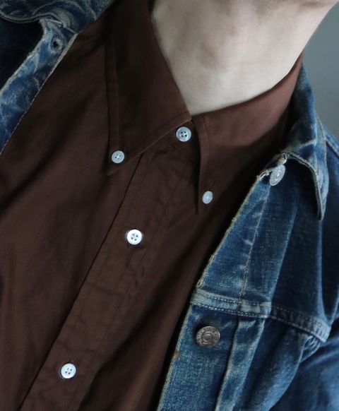 A.PRESSE BD Oxford Shirt(22SAP-02-05H)BROWN style