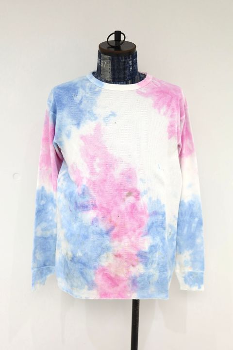 セントマイケル 26SS HONEYCOMB THARMAL SHIRT(SM-MK8-0000-035)TIE DYE☆3月7日(土)発売！
