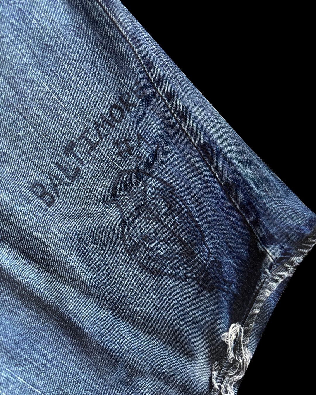 トーキングアバウト ジ アブストラクション 26SS フレアパンツ PRINT FLARE PT(26SS-PT-003)DENIM新作発売！