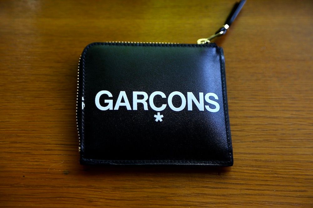 コムデギャルソン 財布 Wallet Huge Logo (SA3100HL)BLACK☆7月10日発売！