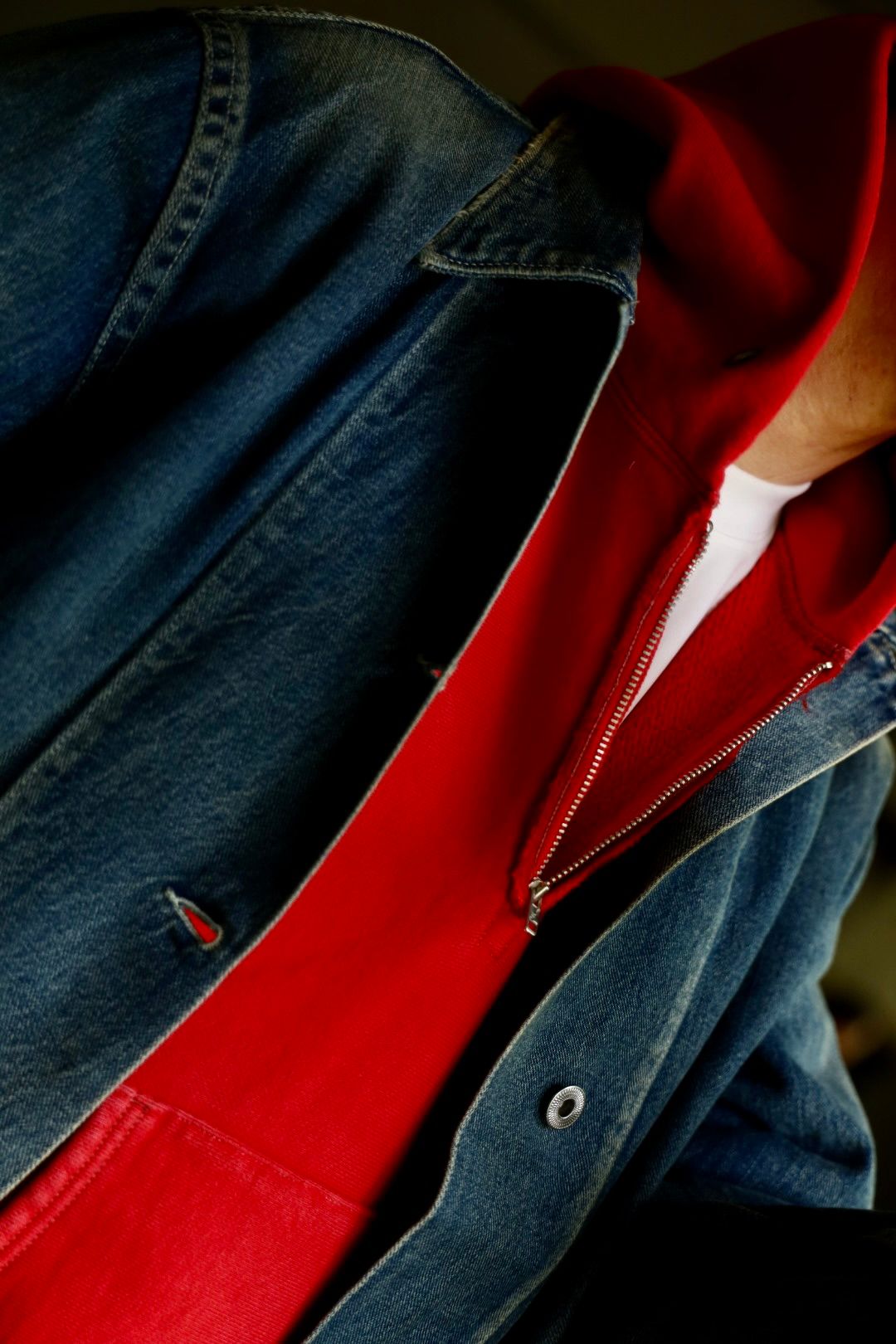 A.PRESSE US Army Vintage Denim Coverallスタイル.2024.8.24.