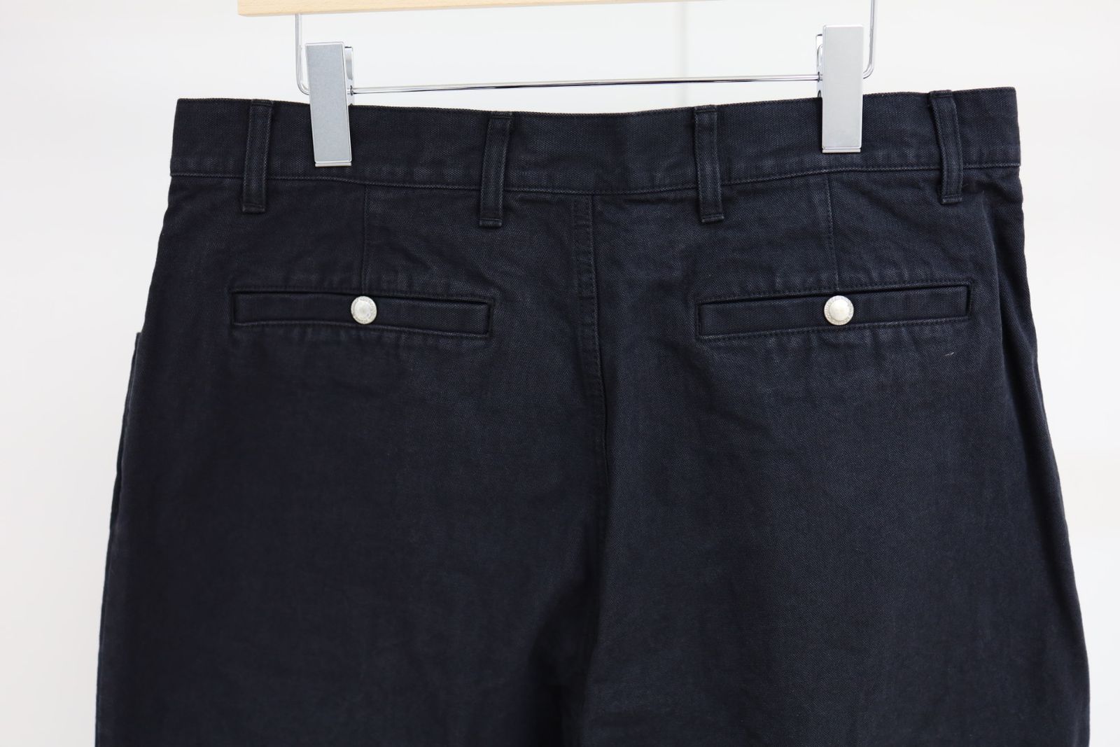 コムデギャルソンオム26SS 綿キャンバス×多素材MIXパンツ(HQ-P024-051)BLACK MIX☆新作発売！