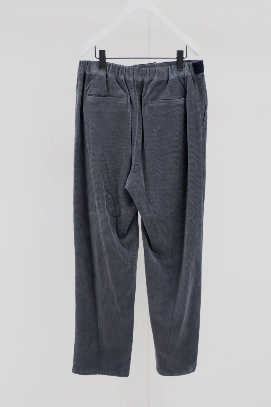 グラフペーパー Soft Knit Corduroy Wide Tapered Chef Pants(GM263-40112B)GRAY☆9月5日(土)発売！