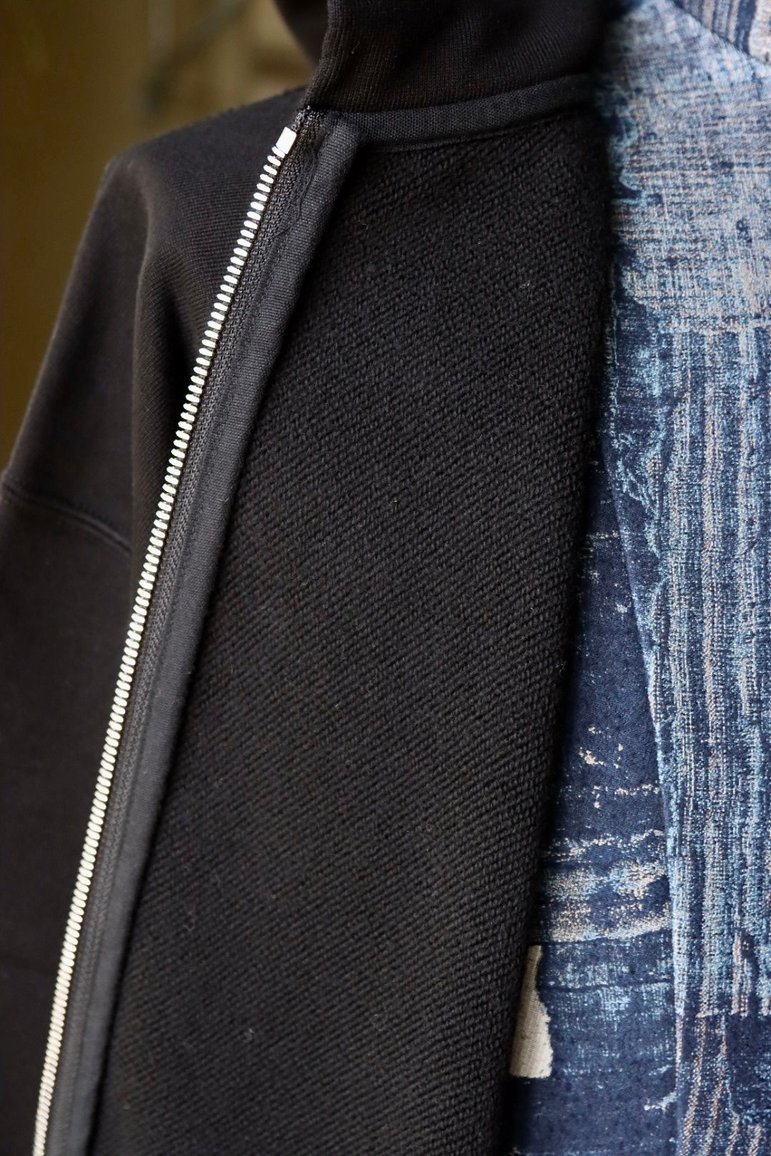 ブラームス 25FW ジップアップスウェットフーディワイドSoft&Hard Sweat Hoodie Zip Wide(bROOTS24F28F25)Black☆新作発売！