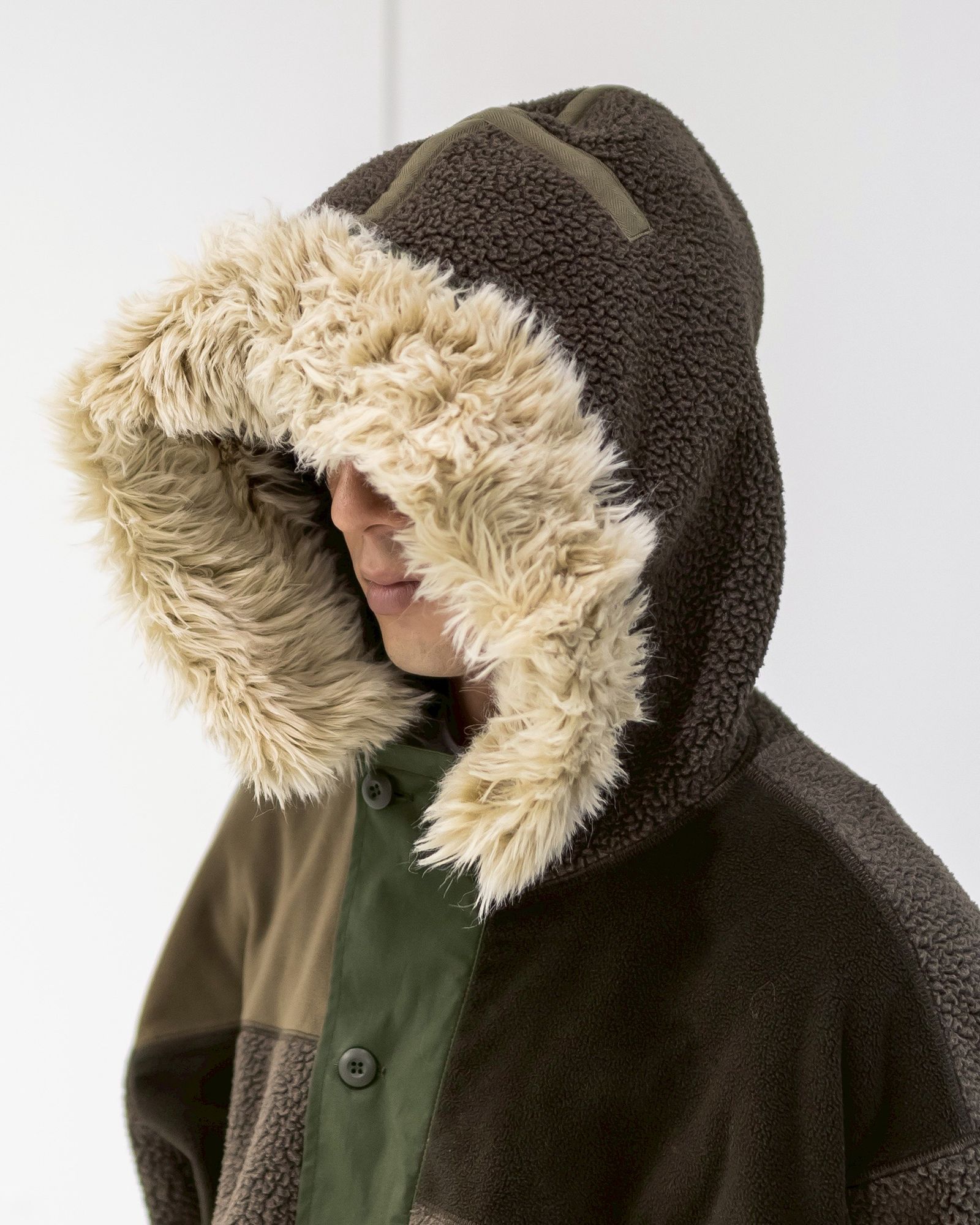 コムデギャルソンオム25FW POLATECボアフリースMIXジャケット(HP-J022-051)BEIGE MIX★10月3日(金)発売！