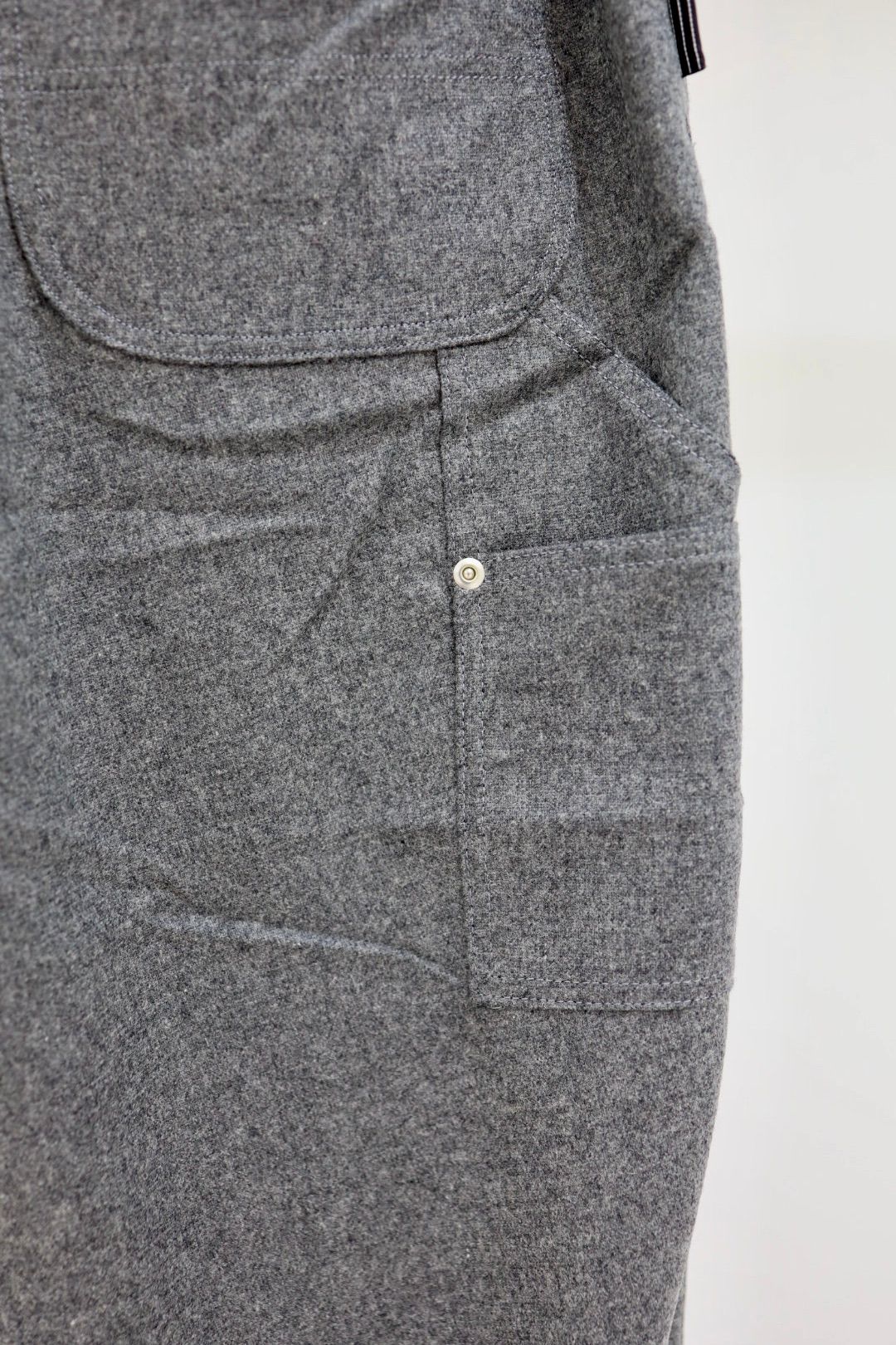 S.F.C 25FW エスエフシー CASHMERE WOOL DOUBLE KNEE PANTS(SFCFW25P08)Grey M