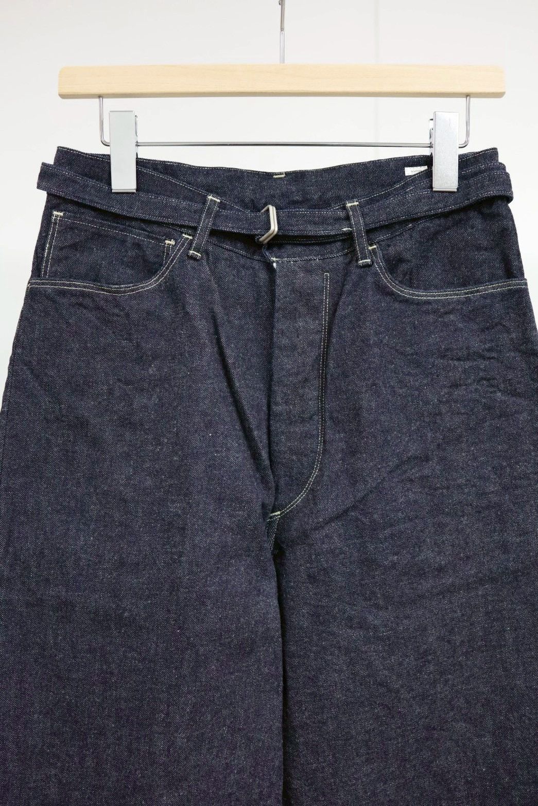 blurhms ブラームス 26SS 12.9oz Denim Bias Belted Pants(BHS26S012)Indigo☆1月23日(金)新作発売！