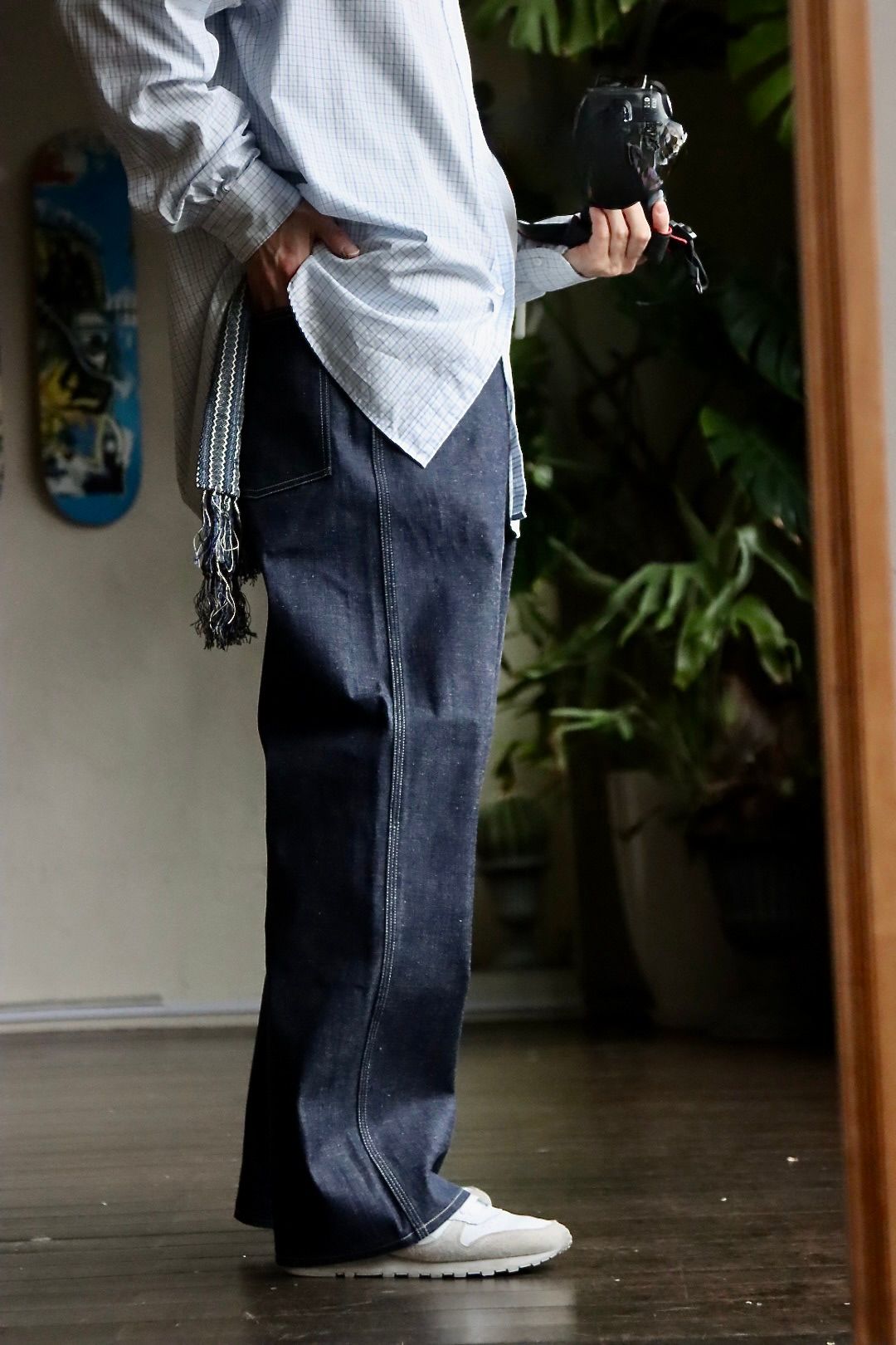 A.PRESSE 23SSデニム Military Denim Trousers(23SAP-04-07H)INDIGO 