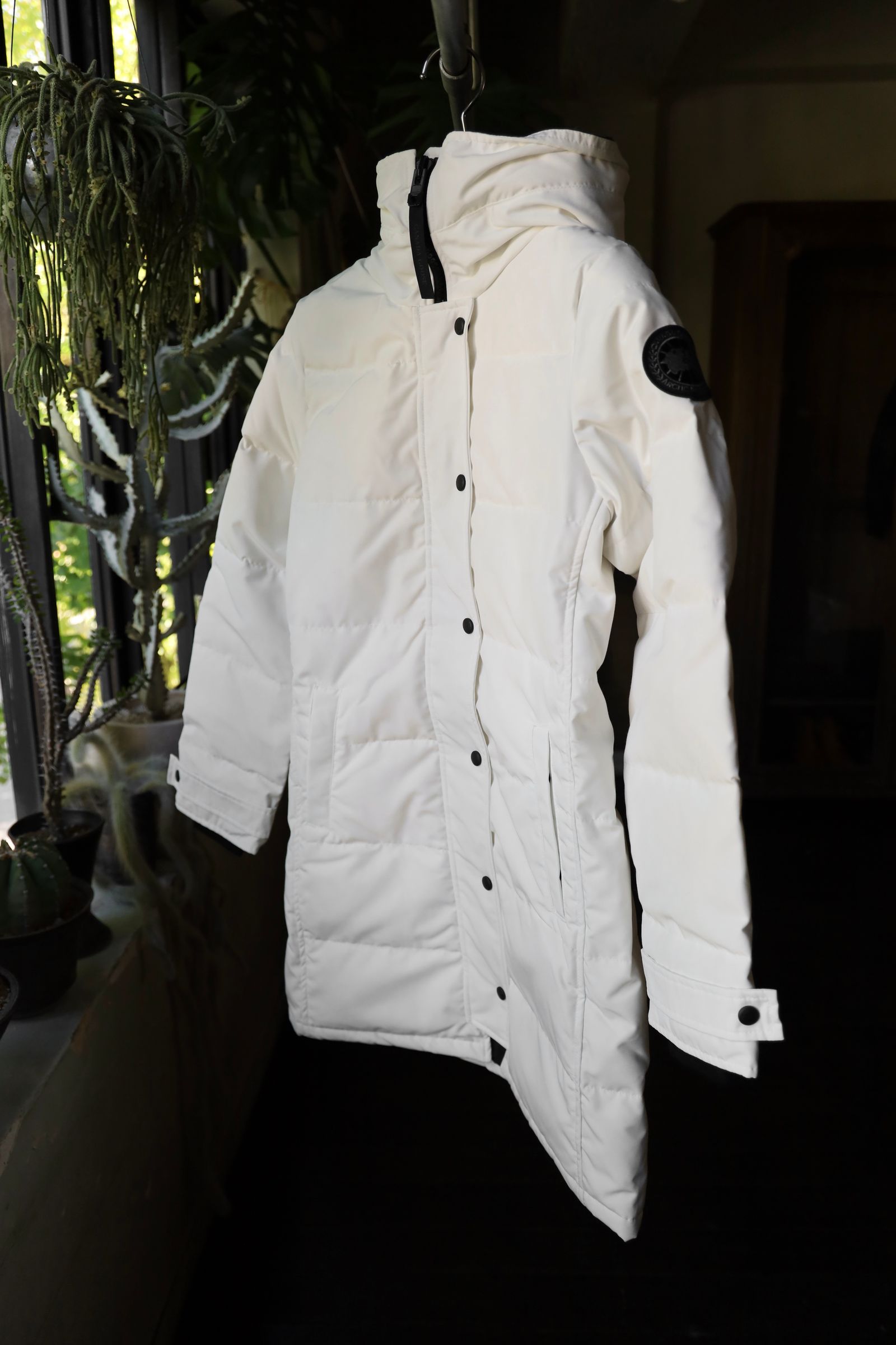 カナダグースレディース Shelburne Parka Black Label (3802WB)North Star White
