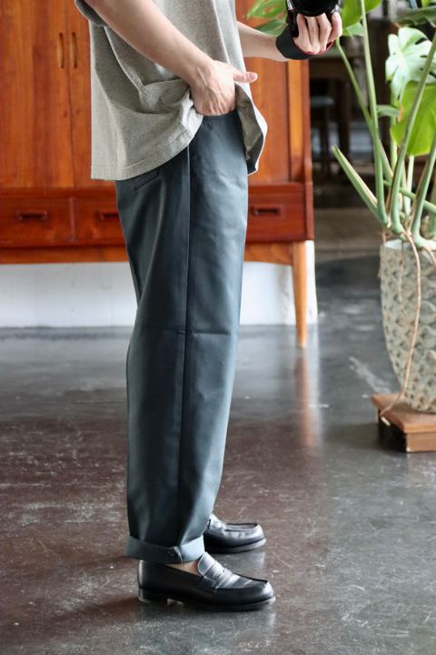 CIOTA 22SS スビンコットンポリエステルツイル5Pパンツ"NAVY"style.