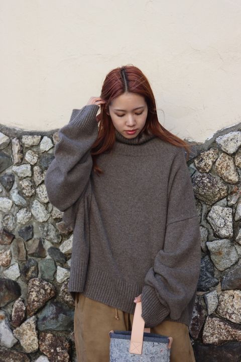 SEEALL 22AW ESSENTIAL HIGHNECK SWEATER style.2022.10.20