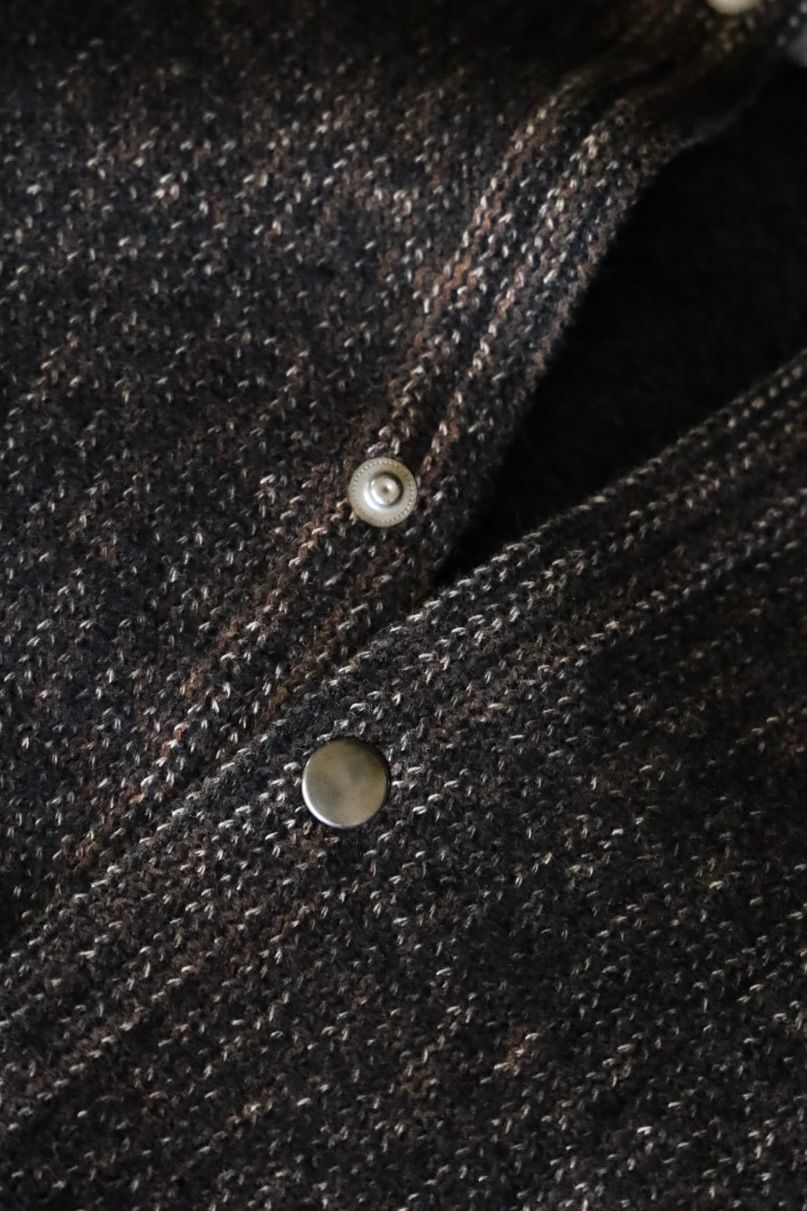 BOW WOW 25FWバウワウ  ジャケットB CLOTH JACKET AGED(BW252-BCJ) AGED MIXED BLACK