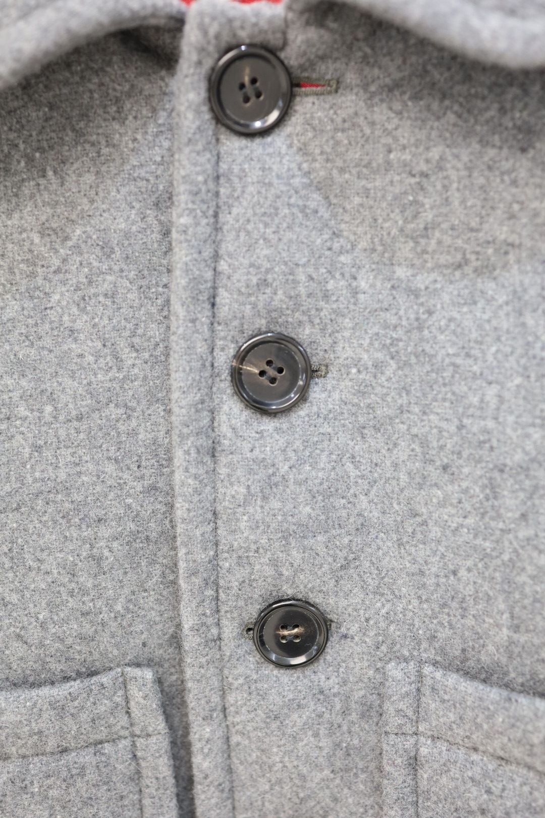 tao 26FW ウールエステルフラノ先染ジャケット(TR-J007-051-2)TOP GRAY☆10月16日(金)発売！