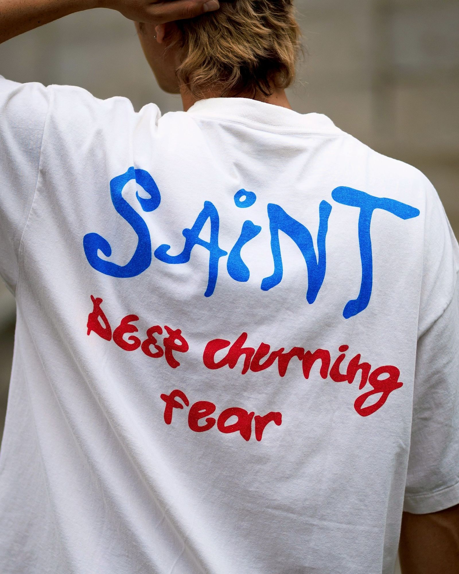 セントマイケル 26AW DEEP_SS T-SHIRT(SM-MK1-0000-011)WHITE☆7月6日(月)発売！