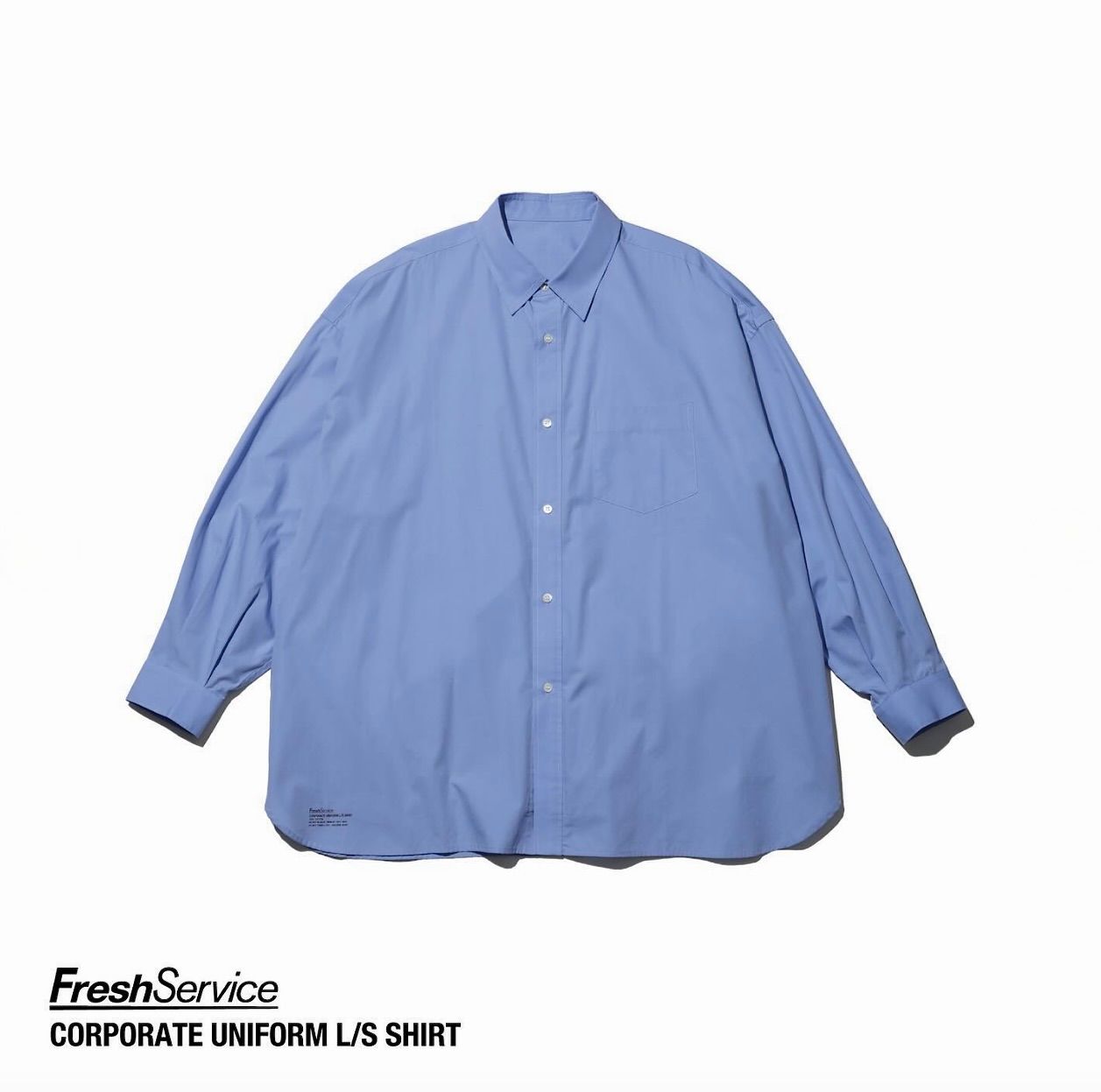 FreshService - フレッシュサービス CORPORATE UNIFORM L/S SHIRT(FSC242-50026B)L.BLUE☆6月29日(土)発売！  | mark