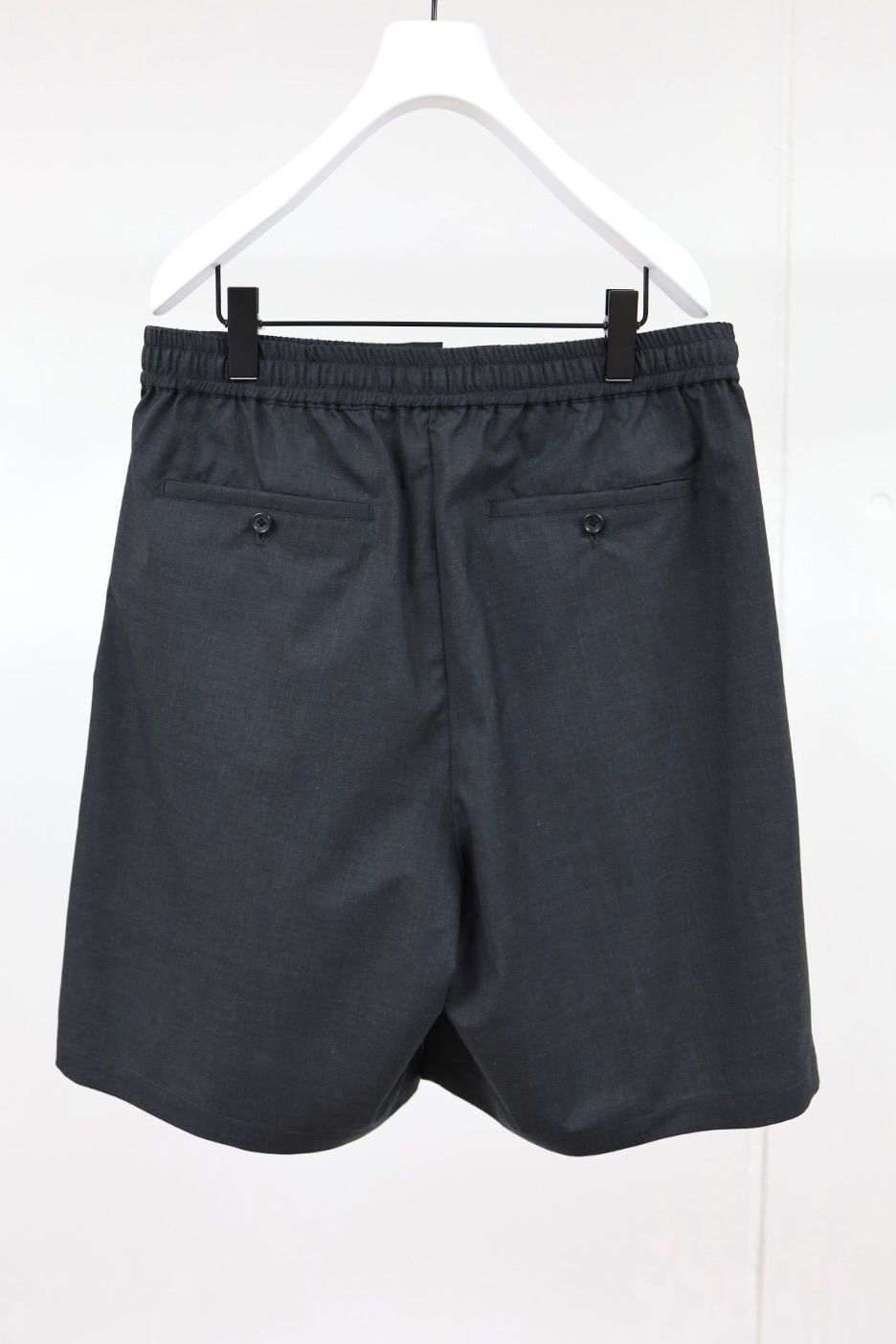 Graphpaper 26SS Fine Wool Heather Drawstring Track Shorts(GM261-40323)CHARCOAL☆2月21日(土)発売！
