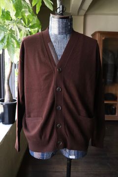 ヨーク 25FW FINE GAUGE CARDIGAN(YK25FW01125S)BROWN☆9月6日(土)発売！