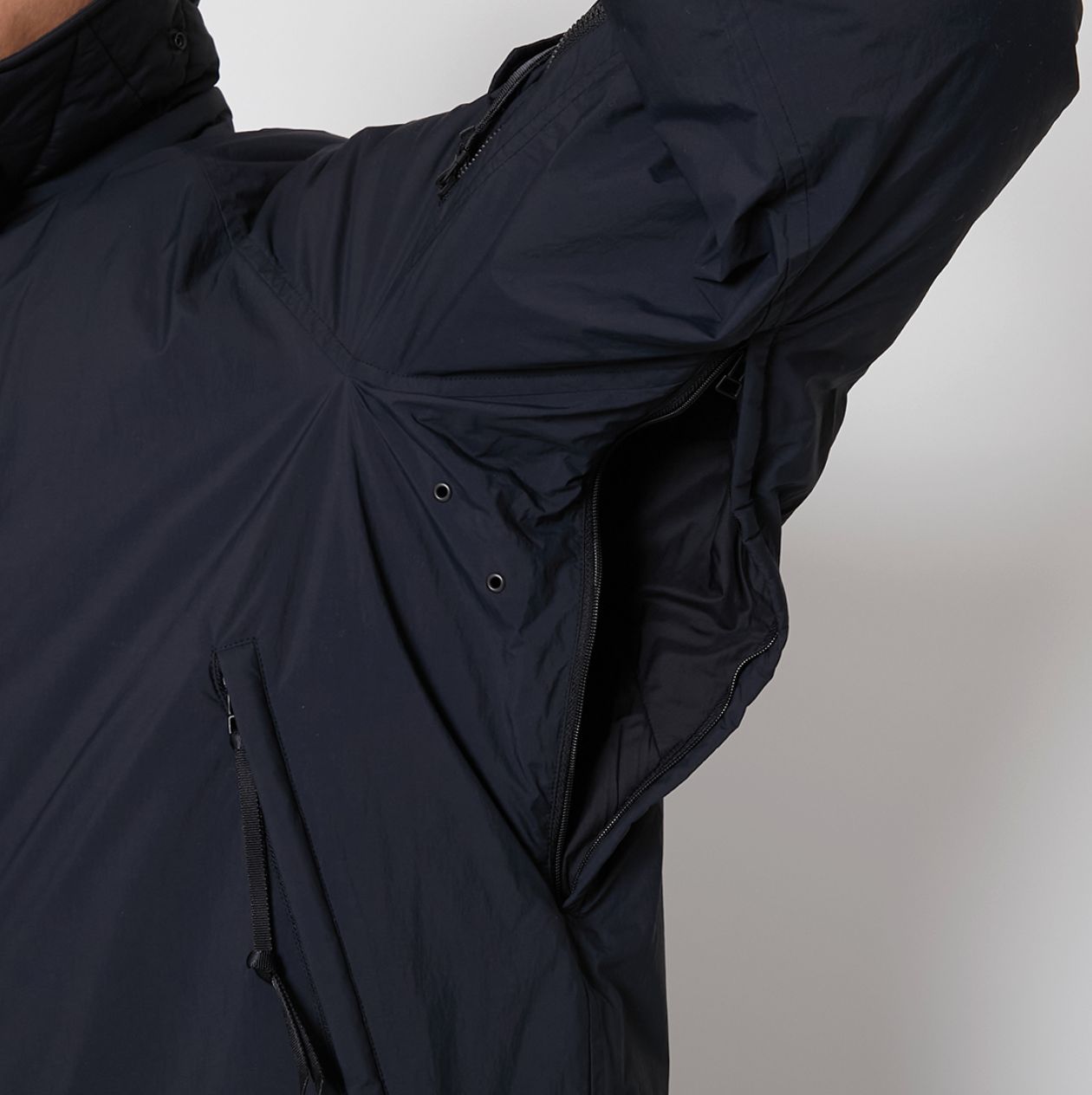 プロダクトトゥエルブ Primaloft Puffer Jacket (25AW-PBL01)BLACK