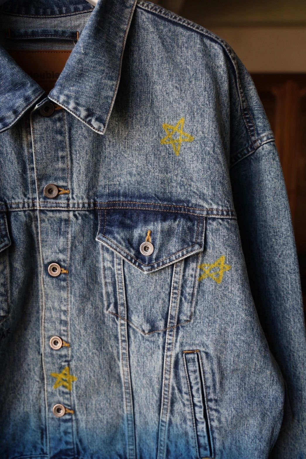 25ss Doublet anime denim jacket アニメ S doublet - doublet 25SS ANIME HAND-PAINTING DENIM JACKET