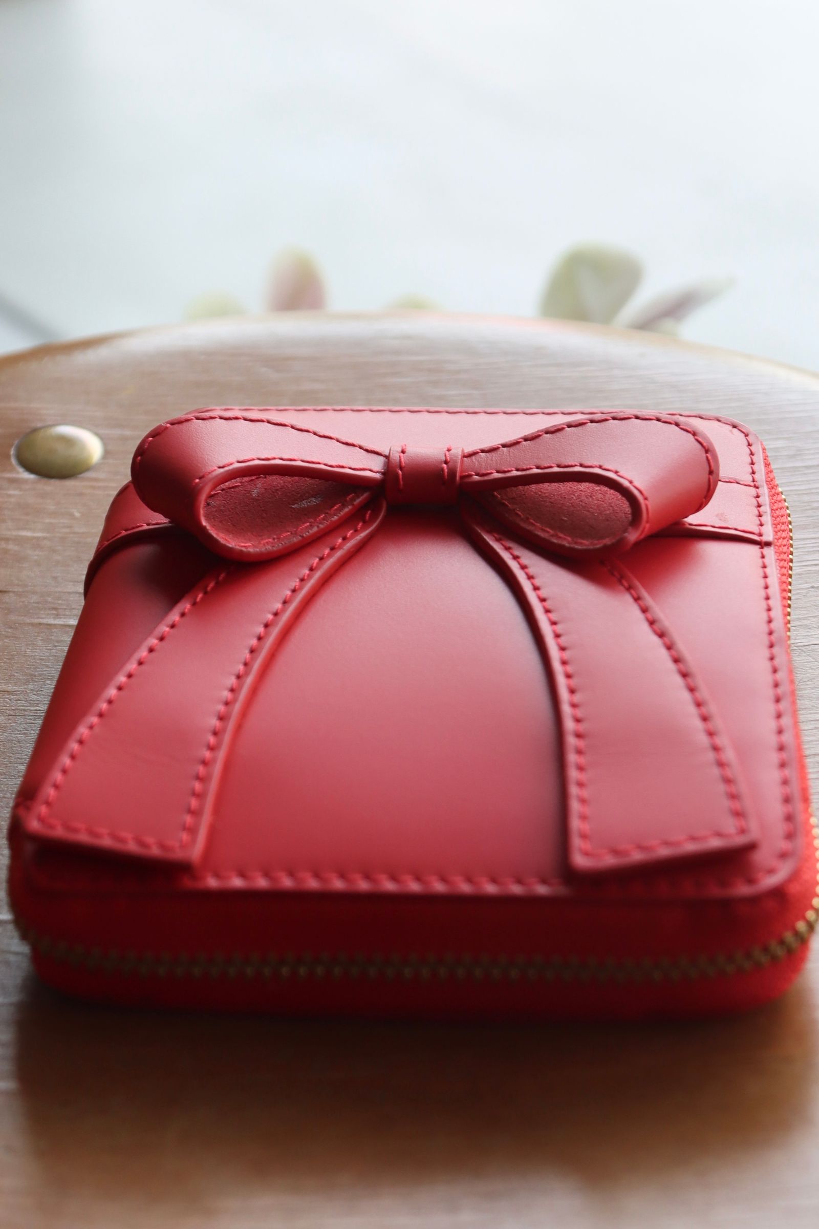 CDG Wallet Big Bow Full Zip Around財布 Wallet COMME des GARCONS - コムデギャルソン 財布 Big Bow