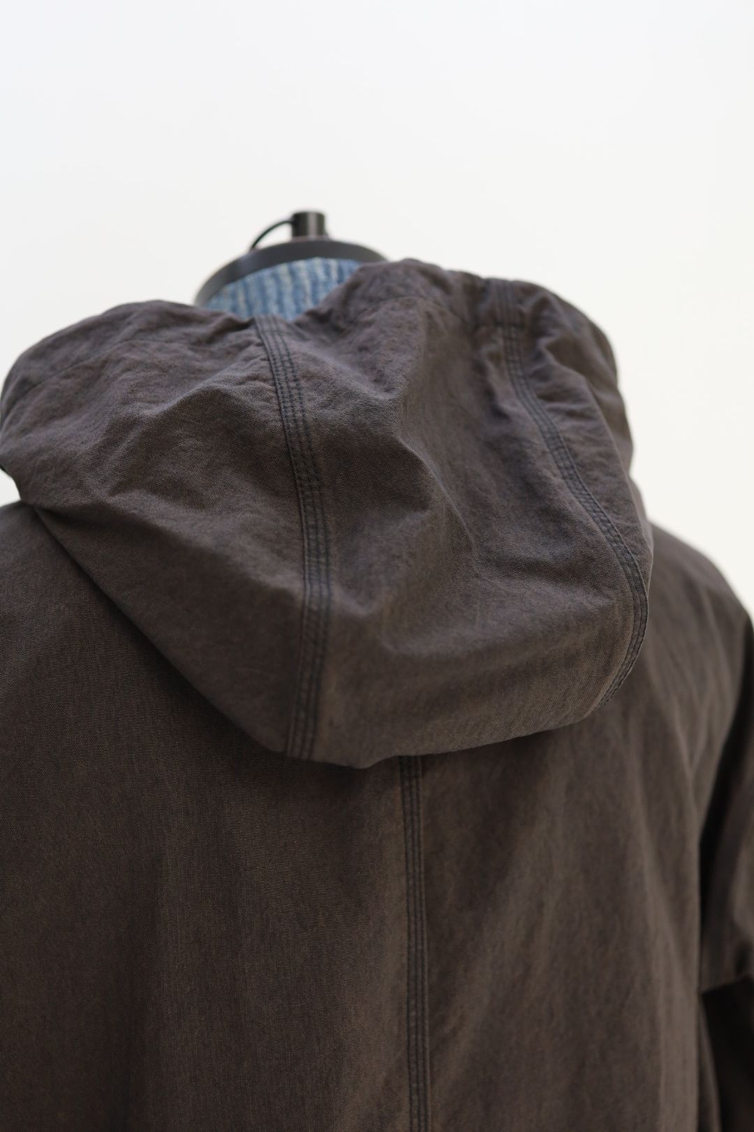 コムデギャルソンオム26SS ナイロンオックス製品染ジップアップフーディ(HQ-J003-051)BROWN☆2月6日(金)発売！