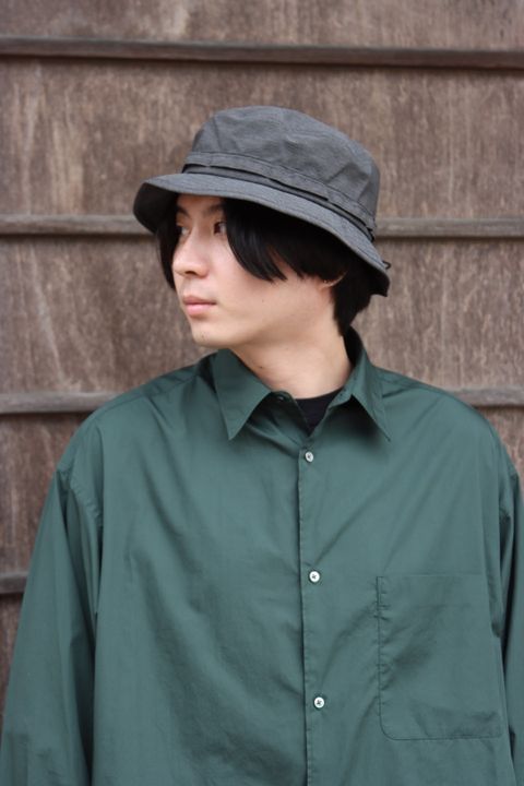 Graphpaper Broad L/S Oversized Regular Collar Shirt style.2022.7.24