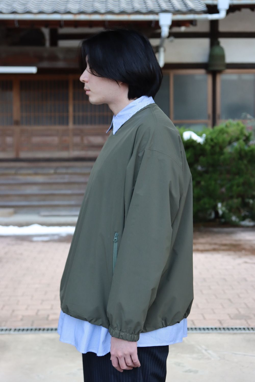 FreshService SOLOTEX TAFFETA CREW NECK PULLOVER(FSW-22-PO_48) style.2022.2.18