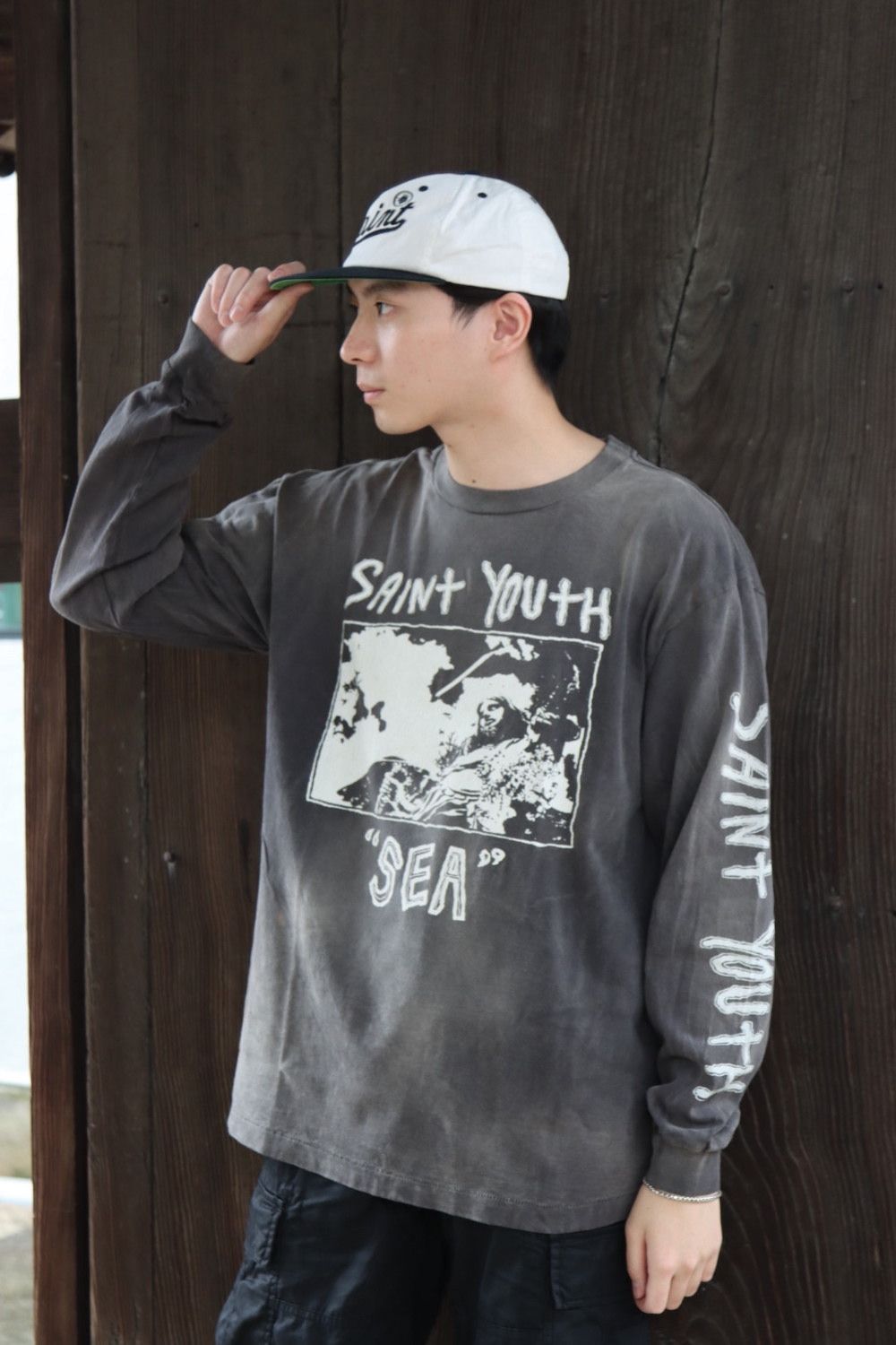 セントマイケル×WIND AND SEA LS T-SHIRT(SM-A21-0000-061) style ...