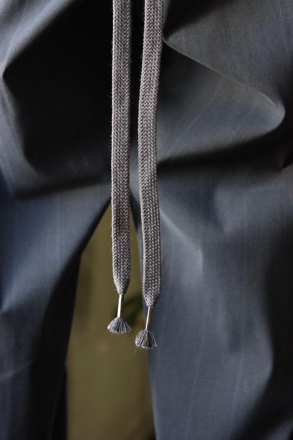 is-ness×NEAT LORO PIANA SPORT FABRICS PANTS"CHARCOAL"イズネス22SS