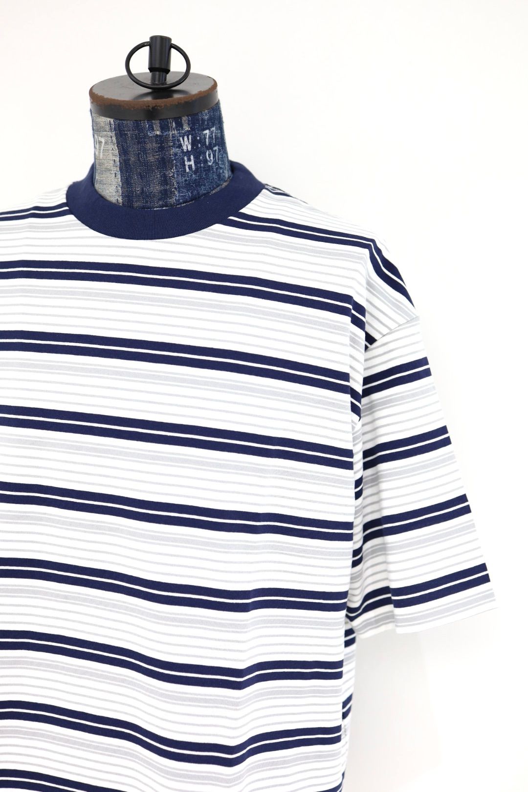 is-ness 26SS Border T-Shirt(26SS_47_1008SSCS01-B)WHITE x NAVY☆新作発売！