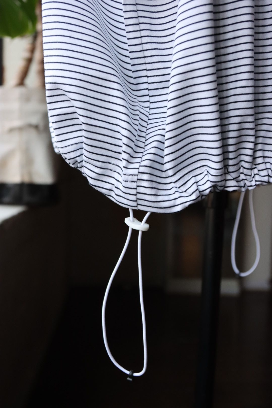 イズネス24SS BALLOON BORDER SHORT SLEEVE T-SHIRT (31SSSH05-3)WHITE×NAVY BORDER