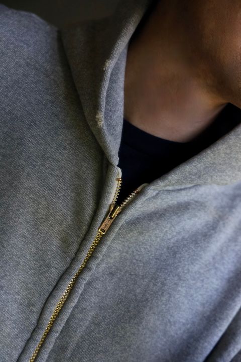 A.PRESSE Vintage Zip Sweat Hoodieスタイル