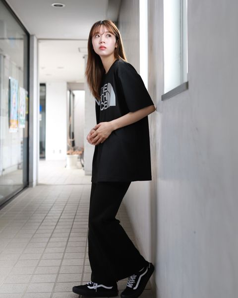 アイジュンヤワタナベマン23SS 新作THE NORTH FACEダブルネームTシャツstyle.2023.5.19