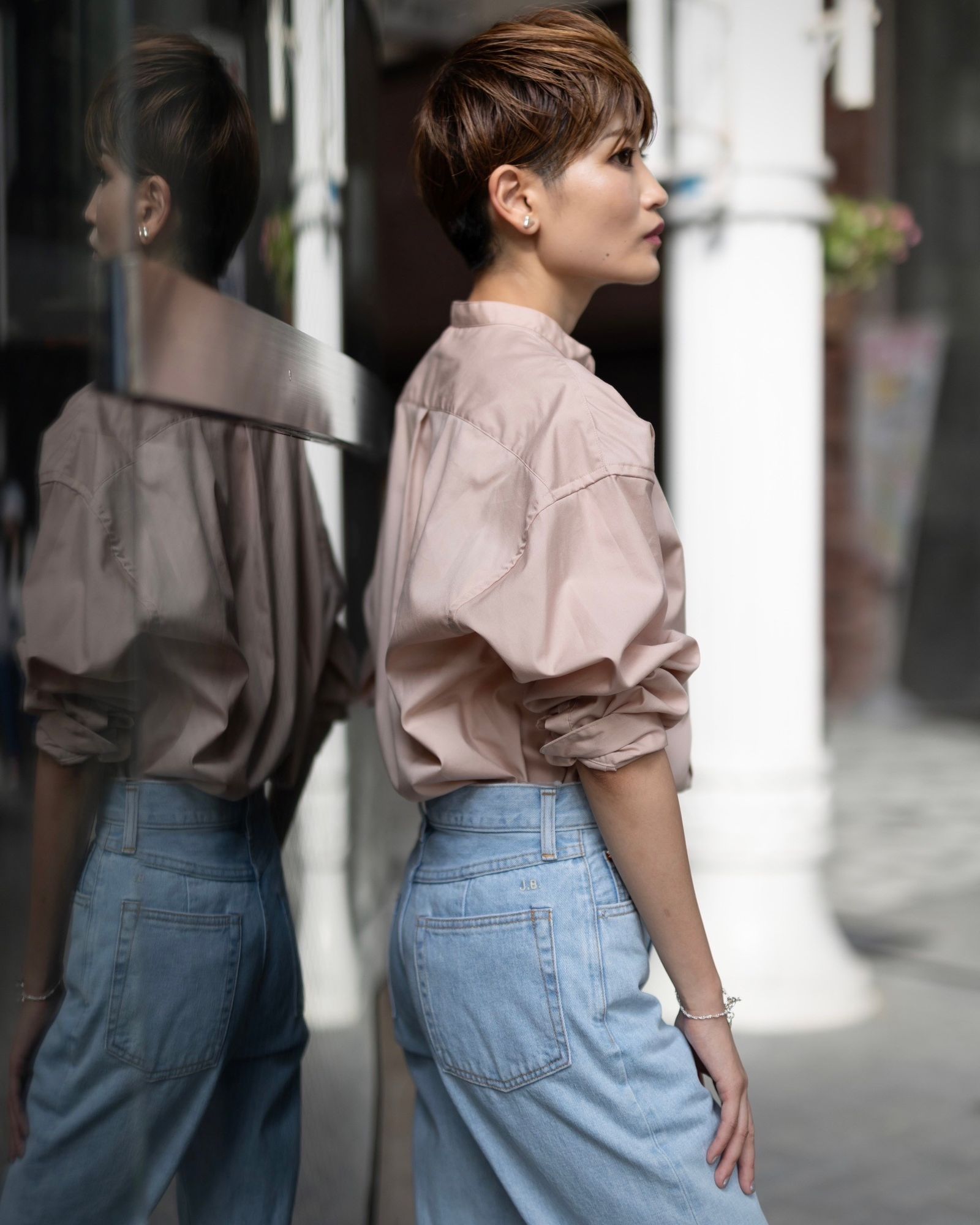 J.B.ATTIRE 24AW  Paris pink shirts style.2024.8.16
