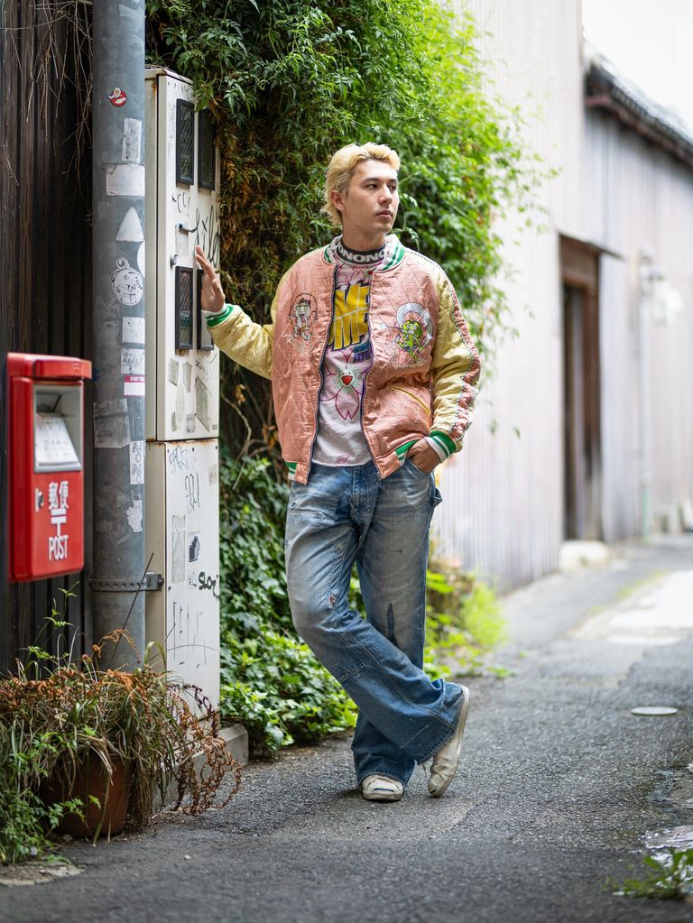 mononoke・made REVERSIBLE SKA JAMBER MARKスタイル