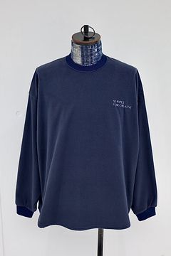 S.F.C FLEECE SUPER BIG LS ROUND TEEスタイル