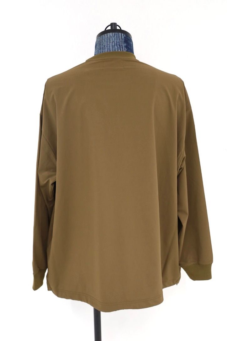 グラフペーパー PERTEX® EQUILIBRIUM L/S Crew Neck Pullover(GM263-70260)BROWN☆8月15日(土)発売！