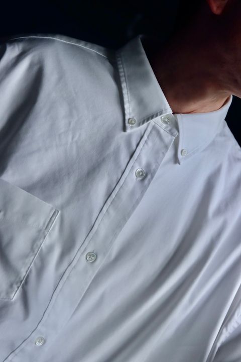 FreshService DRY OXFORD CORPORATE L/S B.D. SHIRT"WHITE"スタイル
