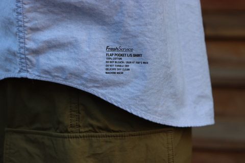 FreshService OXFORD FLAP POCKET L/S SHIRT(FSW-21-SH_66)  style.2021.10.22