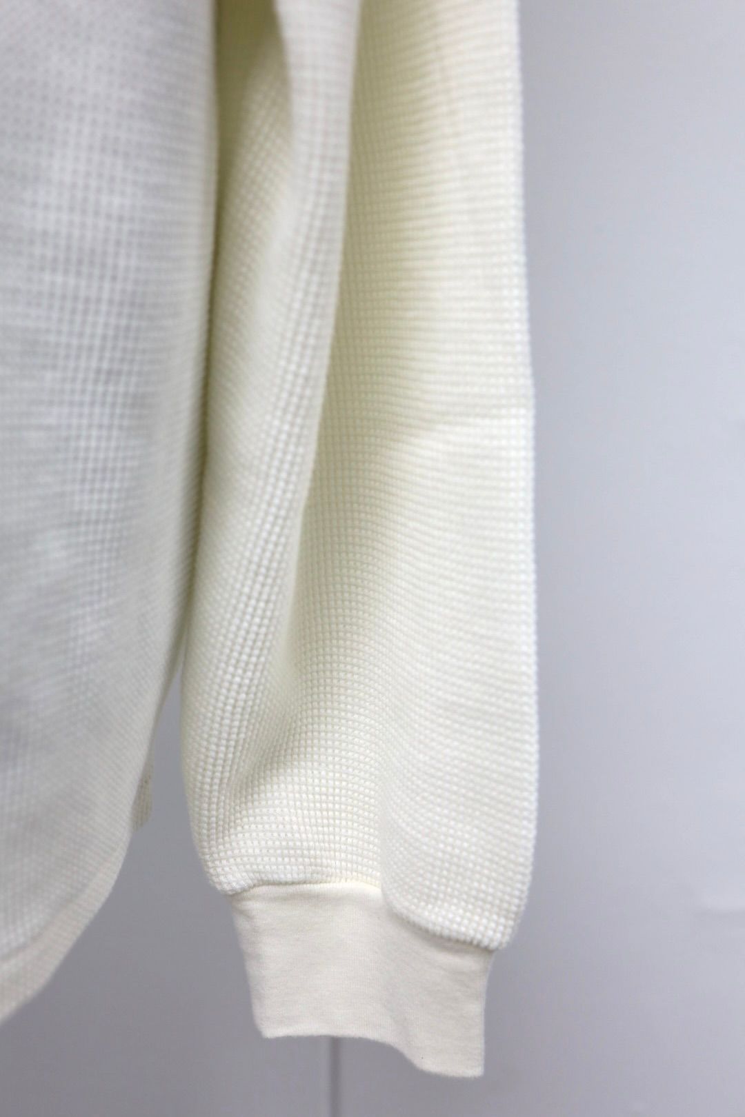アプレッセ 2026 STYLE2 Cashmere Blend Wafflel L/S Henley Neck Shirts(26AAP-05-03) WHITE☆6月6日(土)発売！